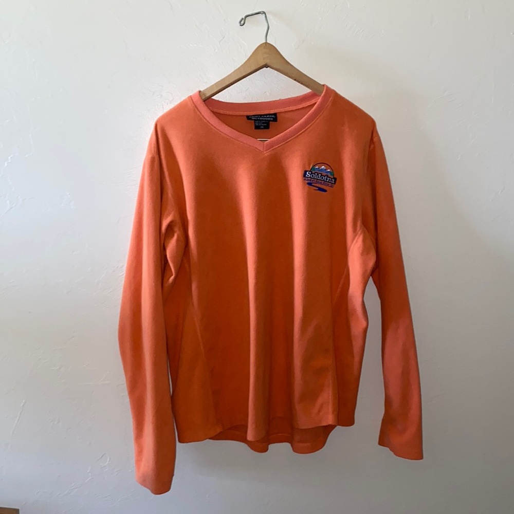(More peachy in person) orange long sleeve